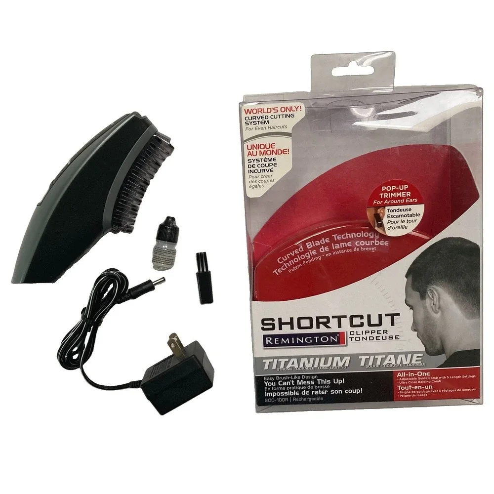 REMINGTON Shortcut Clipper Curved Blade Technology Titanium SCC-100R Tested READ